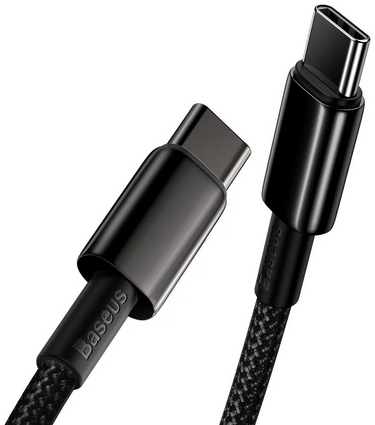 Baseus Tungsten Gold Fast Charging Data Cable USB-C to USB-C 100W - 2 Metre